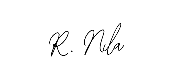 Design your own signature with our free online signature maker. With this signature software, you can create a handwritten (Bearetta-2O07w) signature for name R. Nila. R. Nila signature style 12 images and pictures png