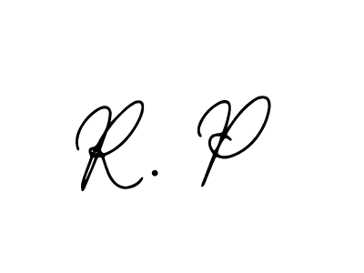 Make a beautiful signature design for name R. P. With this signature (Bearetta-2O07w) style, you can create a handwritten signature for free. R. P signature style 12 images and pictures png