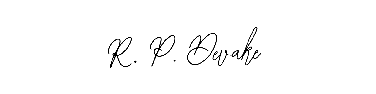 Use a signature maker to create a handwritten signature online. With this signature software, you can design (Bearetta-2O07w) your own signature for name R. P. Devake. R. P. Devake signature style 12 images and pictures png