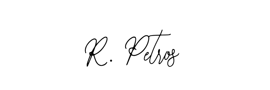 How to Draw R. Petros signature style? Bearetta-2O07w is a latest design signature styles for name R. Petros. R. Petros signature style 12 images and pictures png