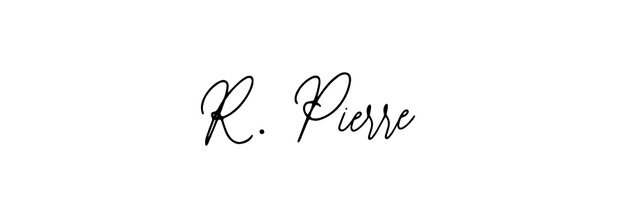 The best way (Bearetta-2O07w) to make a short signature is to pick only two or three words in your name. The name R. Pierre include a total of six letters. For converting this name. R. Pierre signature style 12 images and pictures png