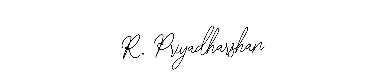 Make a beautiful signature design for name R. Priyadharshan. With this signature (Bearetta-2O07w) style, you can create a handwritten signature for free. R. Priyadharshan signature style 12 images and pictures png