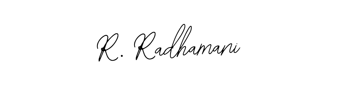 How to Draw R. Radhamani signature style? Bearetta-2O07w is a latest design signature styles for name R. Radhamani. R. Radhamani signature style 12 images and pictures png