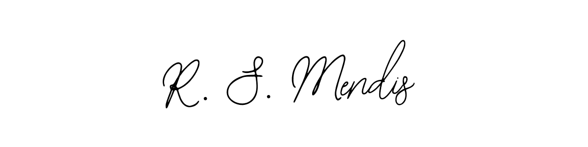 You should practise on your own different ways (Bearetta-2O07w) to write your name (R. S. Mendis) in signature. don't let someone else do it for you. R. S. Mendis signature style 12 images and pictures png