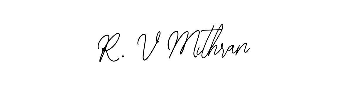 Bearetta-2O07w is a professional signature style that is perfect for those who want to add a touch of class to their signature. It is also a great choice for those who want to make their signature more unique. Get R. V Mithran name to fancy signature for free. R. V Mithran signature style 12 images and pictures png