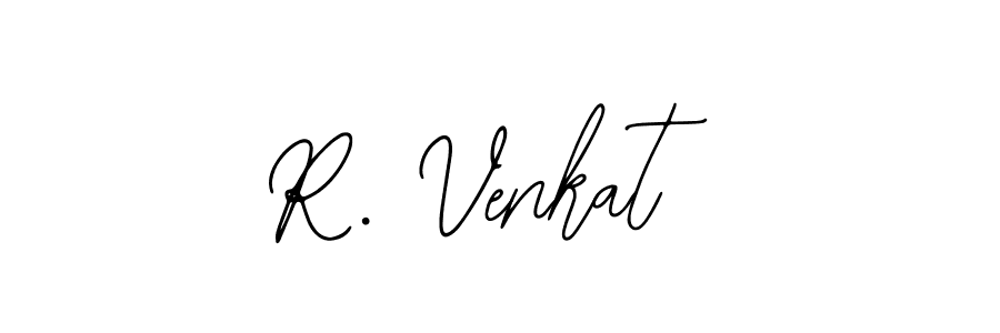 if you are searching for the best signature style for your name R. Venkat. so please give up your signature search. here we have designed multiple signature styles  using Bearetta-2O07w. R. Venkat signature style 12 images and pictures png