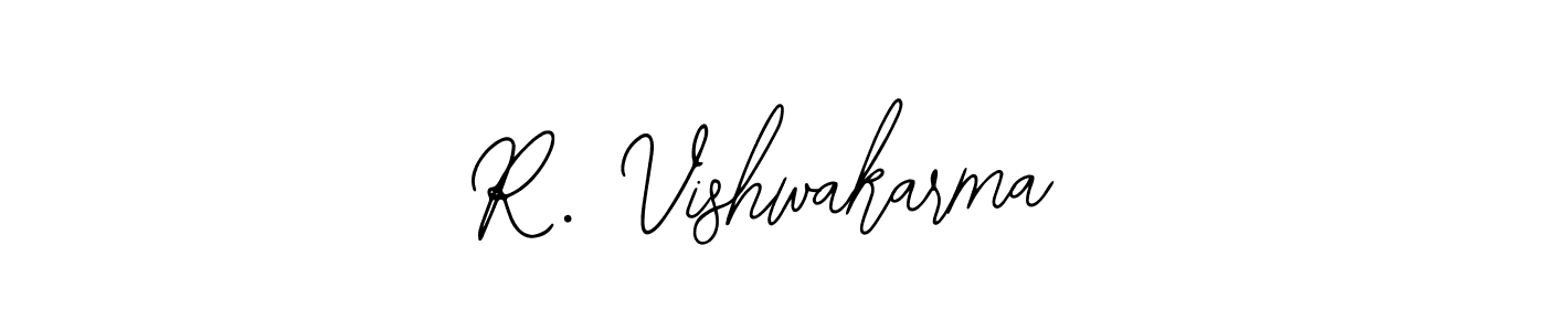 How to make R. Vishwakarma signature? Bearetta-2O07w is a professional autograph style. Create handwritten signature for R. Vishwakarma name. R. Vishwakarma signature style 12 images and pictures png