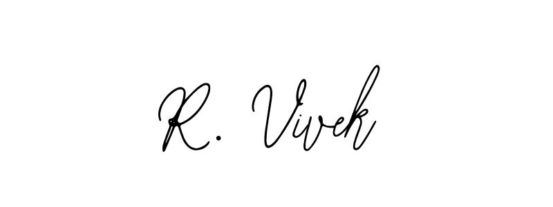 Make a beautiful signature design for name R. Vivek. Use this online signature maker to create a handwritten signature for free. R. Vivek signature style 12 images and pictures png