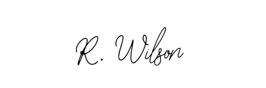 How to make R. Wilson signature? Bearetta-2O07w is a professional autograph style. Create handwritten signature for R. Wilson name. R. Wilson signature style 12 images and pictures png