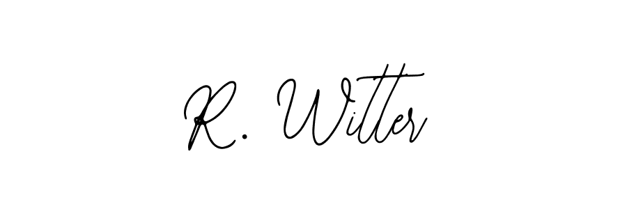 Also we have R. Witter name is the best signature style. Create professional handwritten signature collection using Bearetta-2O07w autograph style. R. Witter signature style 12 images and pictures png