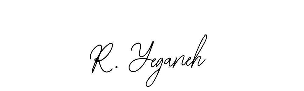 You should practise on your own different ways (Bearetta-2O07w) to write your name (R. Yeganeh) in signature. don't let someone else do it for you. R. Yeganeh signature style 12 images and pictures png