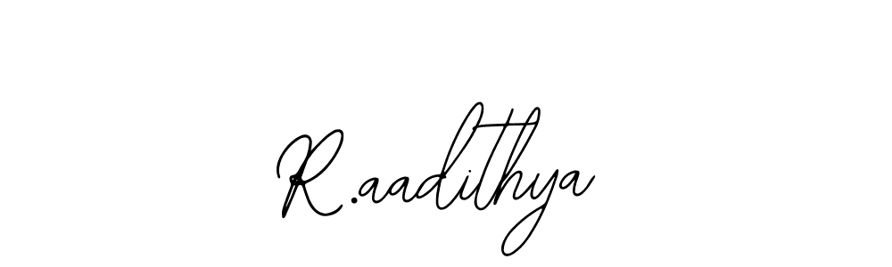 Use a signature maker to create a handwritten signature online. With this signature software, you can design (Bearetta-2O07w) your own signature for name R.aadithya. R.aadithya signature style 12 images and pictures png