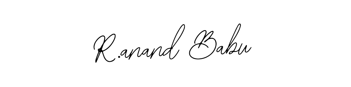 Make a beautiful signature design for name R.anand Babu. With this signature (Bearetta-2O07w) style, you can create a handwritten signature for free. R.anand Babu signature style 12 images and pictures png