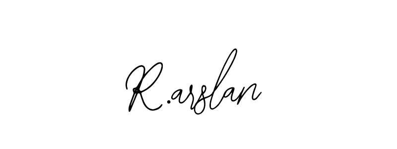 Design your own signature with our free online signature maker. With this signature software, you can create a handwritten (Bearetta-2O07w) signature for name R.arslan. R.arslan signature style 12 images and pictures png