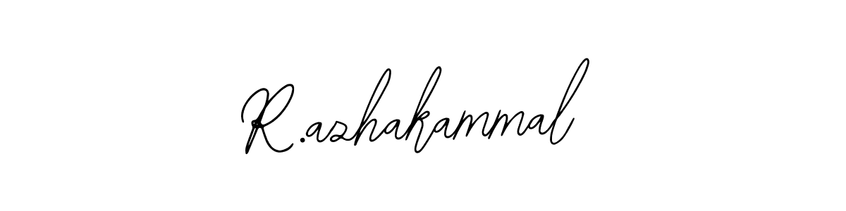 Design your own signature with our free online signature maker. With this signature software, you can create a handwritten (Bearetta-2O07w) signature for name R.azhakammal. R.azhakammal signature style 12 images and pictures png