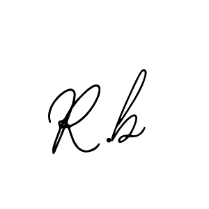 How to make R.b name signature. Use Bearetta-2O07w style for creating short signs online. This is the latest handwritten sign. R.b signature style 12 images and pictures png