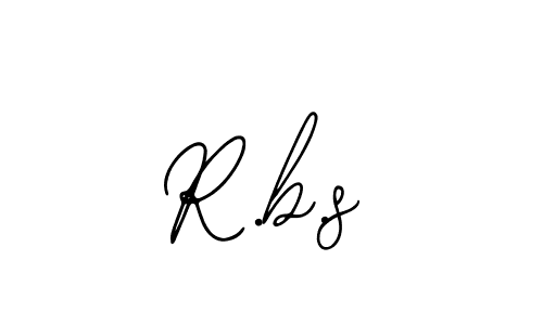 Design your own signature with our free online signature maker. With this signature software, you can create a handwritten (Bearetta-2O07w) signature for name R.b.s. R.b.s signature style 12 images and pictures png