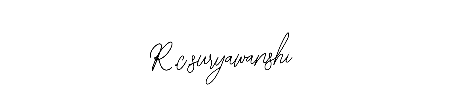 R.c.suryawanshi stylish signature style. Best Handwritten Sign (Bearetta-2O07w) for my name. Handwritten Signature Collection Ideas for my name R.c.suryawanshi. R.c.suryawanshi signature style 12 images and pictures png