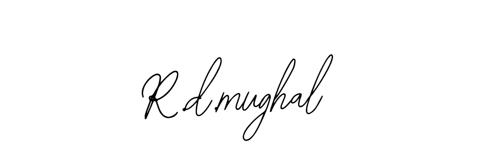 How to make R.d.mughal signature? Bearetta-2O07w is a professional autograph style. Create handwritten signature for R.d.mughal name. R.d.mughal signature style 12 images and pictures png