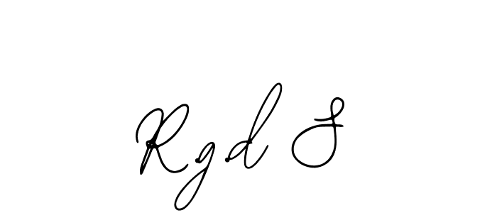 Also we have R.g.d S name is the best signature style. Create professional handwritten signature collection using Bearetta-2O07w autograph style. R.g.d S signature style 12 images and pictures png
