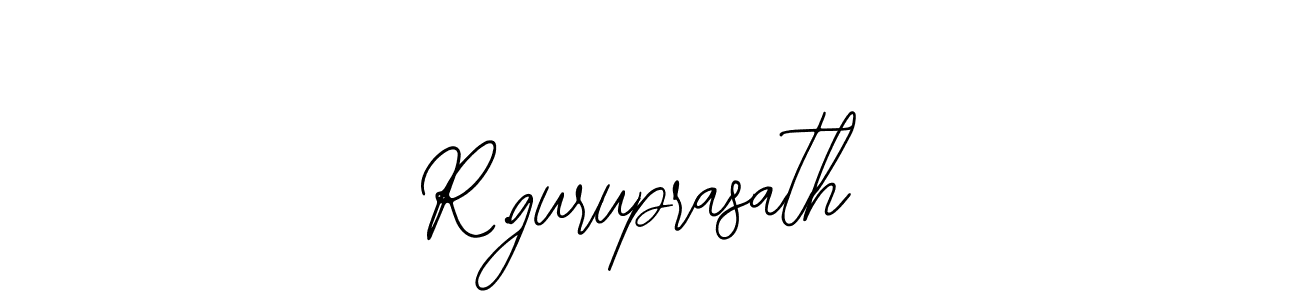 How to make R.guruprasath signature? Bearetta-2O07w is a professional autograph style. Create handwritten signature for R.guruprasath name. R.guruprasath signature style 12 images and pictures png