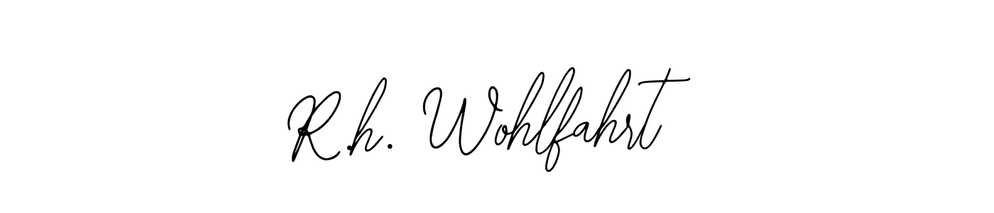 Make a beautiful signature design for name R.h. Wohlfahrt. Use this online signature maker to create a handwritten signature for free. R.h. Wohlfahrt signature style 12 images and pictures png