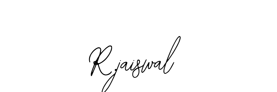 How to Draw R.jaiswal signature style? Bearetta-2O07w is a latest design signature styles for name R.jaiswal. R.jaiswal signature style 12 images and pictures png