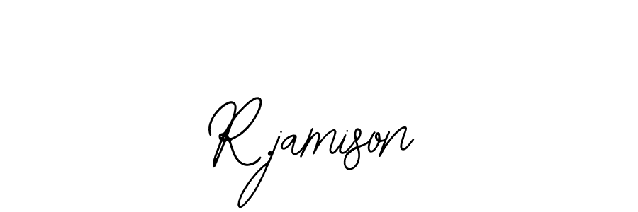 if you are searching for the best signature style for your name R.jamison. so please give up your signature search. here we have designed multiple signature styles  using Bearetta-2O07w. R.jamison signature style 12 images and pictures png