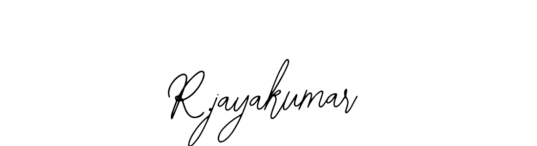 Also we have R.jayakumar name is the best signature style. Create professional handwritten signature collection using Bearetta-2O07w autograph style. R.jayakumar signature style 12 images and pictures png