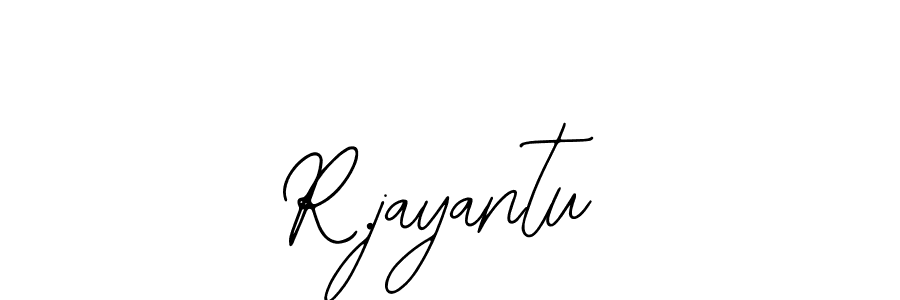 Bearetta-2O07w is a professional signature style that is perfect for those who want to add a touch of class to their signature. It is also a great choice for those who want to make their signature more unique. Get R.jayantu name to fancy signature for free. R.jayantu signature style 12 images and pictures png