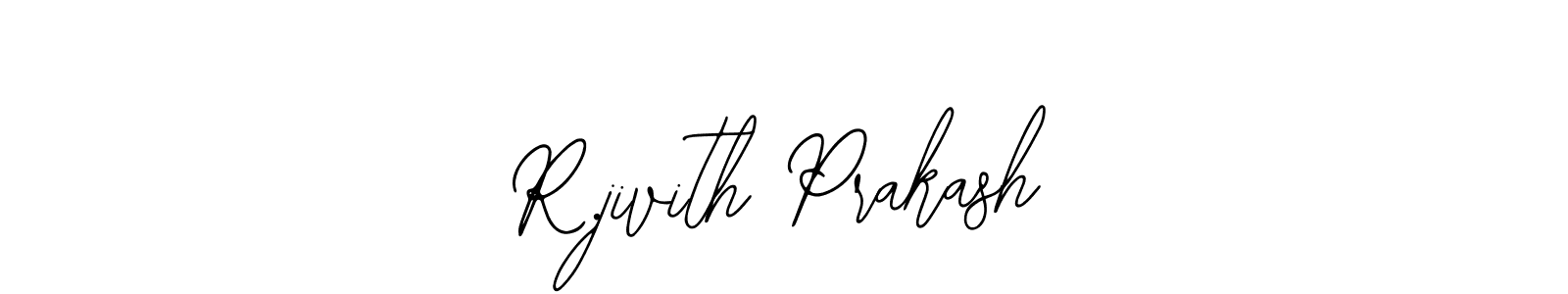 Make a beautiful signature design for name R.jivith Prakash. With this signature (Bearetta-2O07w) style, you can create a handwritten signature for free. R.jivith Prakash signature style 12 images and pictures png