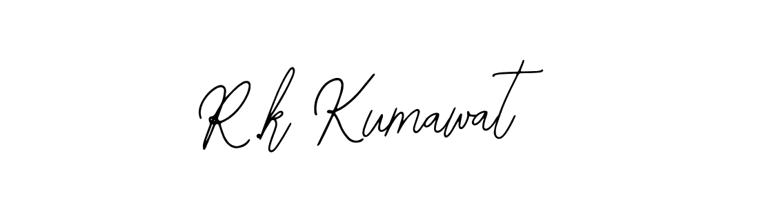 Make a beautiful signature design for name R.k Kumawat. With this signature (Bearetta-2O07w) style, you can create a handwritten signature for free. R.k Kumawat signature style 12 images and pictures png