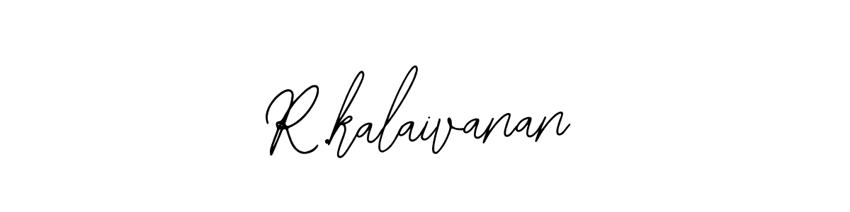 Also we have R.kalaivanan name is the best signature style. Create professional handwritten signature collection using Bearetta-2O07w autograph style. R.kalaivanan signature style 12 images and pictures png