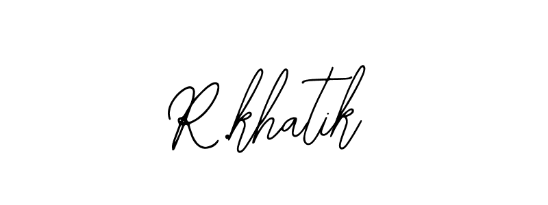 You can use this online signature creator to create a handwritten signature for the name R.khatik. This is the best online autograph maker. R.khatik signature style 12 images and pictures png