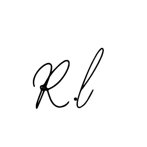if you are searching for the best signature style for your name R.l. so please give up your signature search. here we have designed multiple signature styles  using Bearetta-2O07w. R.l signature style 12 images and pictures png