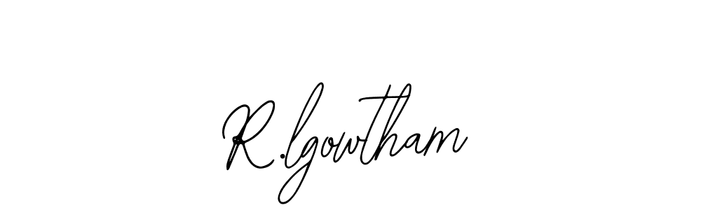 How to Draw R.lgowtham signature style? Bearetta-2O07w is a latest design signature styles for name R.lgowtham. R.lgowtham signature style 12 images and pictures png