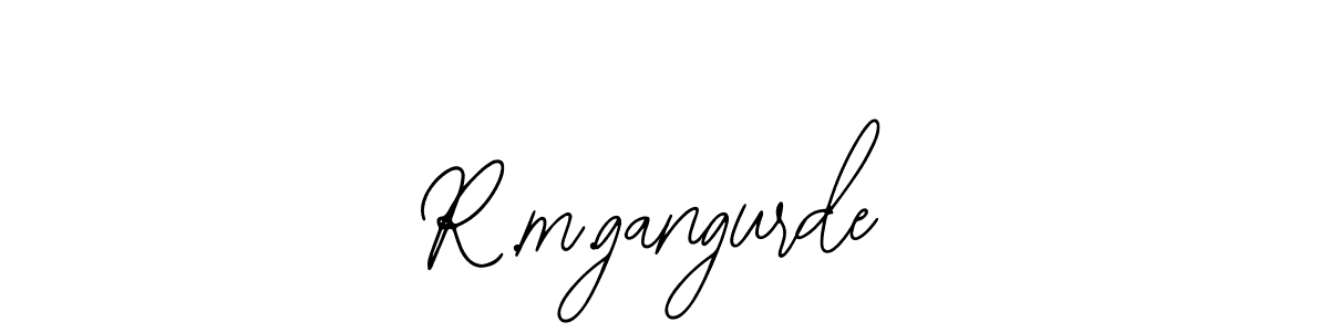 Best and Professional Signature Style for R.m.gangurde. Bearetta-2O07w Best Signature Style Collection. R.m.gangurde signature style 12 images and pictures png