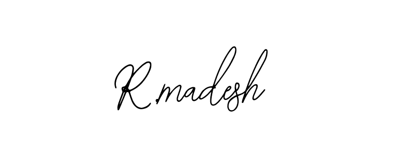 Similarly Bearetta-2O07w is the best handwritten signature design. Signature creator online .You can use it as an online autograph creator for name R.madesh. R.madesh signature style 12 images and pictures png