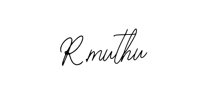 Make a beautiful signature design for name R.muthu. With this signature (Bearetta-2O07w) style, you can create a handwritten signature for free. R.muthu signature style 12 images and pictures png