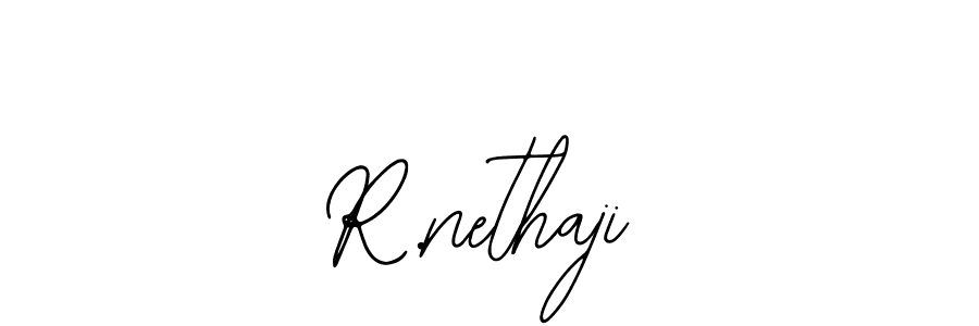 Use a signature maker to create a handwritten signature online. With this signature software, you can design (Bearetta-2O07w) your own signature for name R.nethaji. R.nethaji signature style 12 images and pictures png