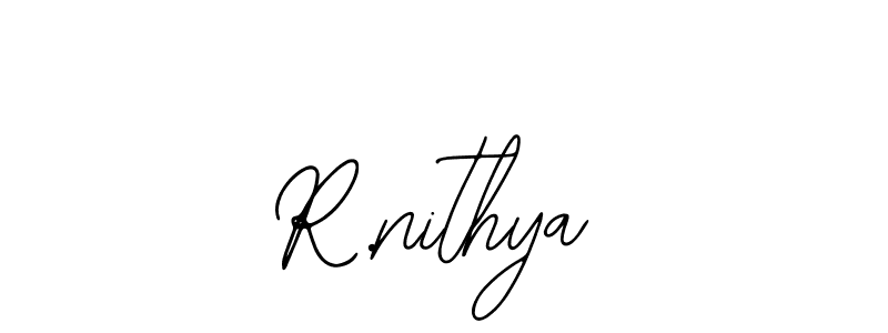Also we have R.nithya name is the best signature style. Create professional handwritten signature collection using Bearetta-2O07w autograph style. R.nithya signature style 12 images and pictures png