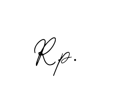 How to make R.p. name signature. Use Bearetta-2O07w style for creating short signs online. This is the latest handwritten sign. R.p. signature style 12 images and pictures png