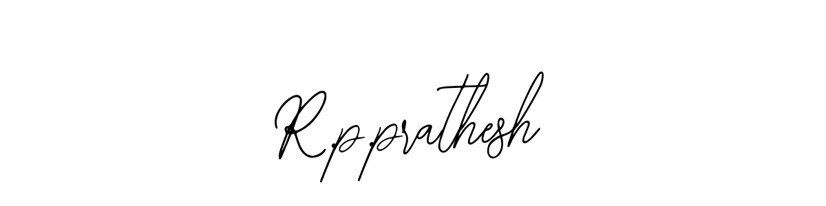 How to Draw R.p.prathesh signature style? Bearetta-2O07w is a latest design signature styles for name R.p.prathesh. R.p.prathesh signature style 12 images and pictures png