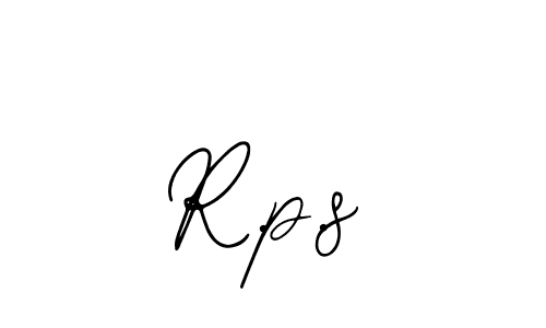 How to make R.p.s name signature. Use Bearetta-2O07w style for creating short signs online. This is the latest handwritten sign. R.p.s signature style 12 images and pictures png