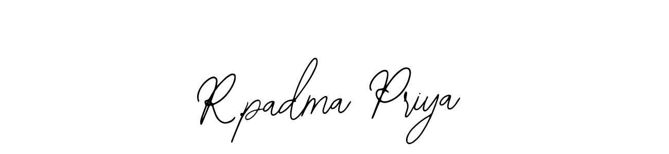 Make a beautiful signature design for name R.padma Priya. Use this online signature maker to create a handwritten signature for free. R.padma Priya signature style 12 images and pictures png