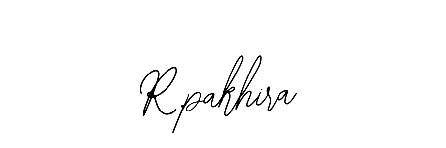 You should practise on your own different ways (Bearetta-2O07w) to write your name (R.pakhira) in signature. don't let someone else do it for you. R.pakhira signature style 12 images and pictures png