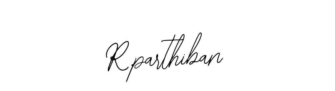 Design your own signature with our free online signature maker. With this signature software, you can create a handwritten (Bearetta-2O07w) signature for name R.parthiban. R.parthiban signature style 12 images and pictures png