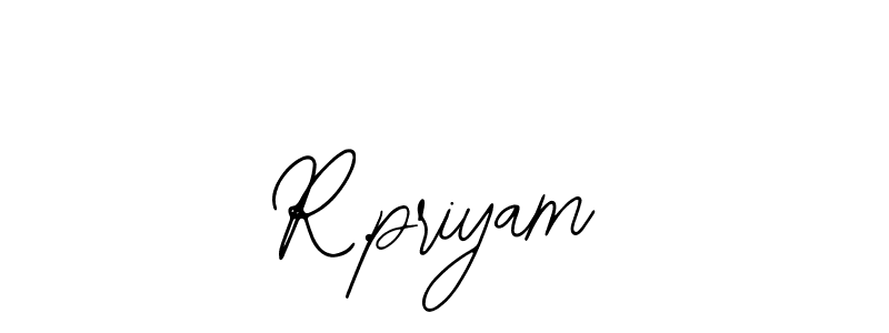 Also You can easily find your signature by using the search form. We will create R.priyam name handwritten signature images for you free of cost using Bearetta-2O07w sign style. R.priyam signature style 12 images and pictures png