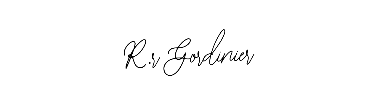 This is the best signature style for the R.r Gordinier name. Also you like these signature font (Bearetta-2O07w). Mix name signature. R.r Gordinier signature style 12 images and pictures png