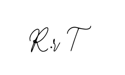 Similarly Bearetta-2O07w is the best handwritten signature design. Signature creator online .You can use it as an online autograph creator for name R.r T. R.r T signature style 12 images and pictures png